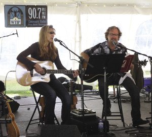 Jim and Michele Miller perform throughout Cook County. They are pictured here at the 2012 Radio Waves Music Festival. | FILE