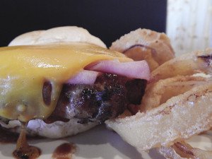 The picture of deliciousness: a Carmody 61 Cajun burger. | KELSEY ROSETH