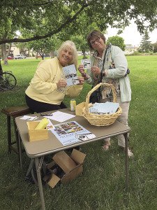 Ely Folk School volunteers at the local  Farmer’s Market. | ELY FOLK SCHOOL