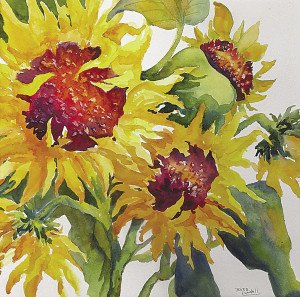 Watercolor artist Barb Lundell has been a guest participant for two years. |SUBMITTED