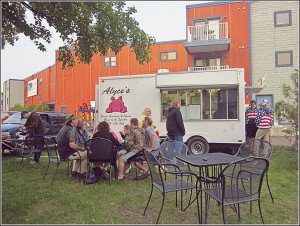 Alyce’s Food Truck is located in downtown Grand Marais. |SUBMITTED