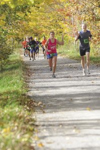 Participants in the Whistle Stop marathon. |SUBMITTED