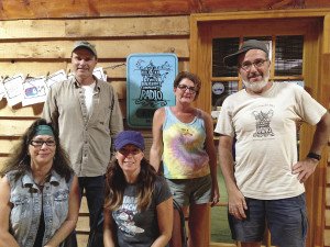 The KTWH morning show crew L to R: Mychele Anderson, Ian Fritz, Jackie Rennwald, Michelle Miller and Leo Babeu.|Submitted