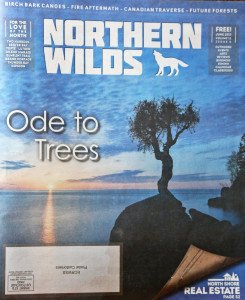 Shawn Perich of Hovland, Minn., and business partner Amber Pratt publish Northern Wilds magazine from Grand Marais, Minn., covering news and events along the North Shore.