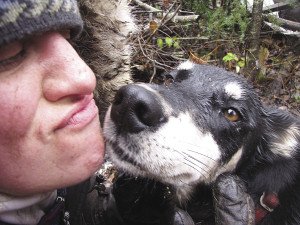 Erin and Beezus share a moment after Beezus led the team through the pond.|MATTHEW SCHMIDT