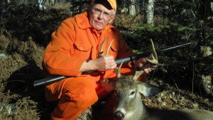The author killed this buck while still-hunting on the North Shore.