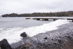 Locals would like to prevent the Hovland dock from slowly sinking into Lake Superior. | Sandra Updyke