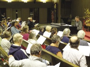 Participants rehearse for the upcoming concert.  | Casey Fitchett