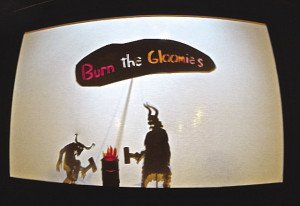 The annual shadow puppet show is a Winter  Solstice tradition in Grand Marais. | Submitted