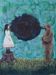 Gilmore creates fairy tale images, such as "Speaking with Bears." | SHAWNA GILMORE