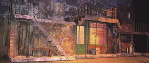 Ann Gumpper created the set for West Side Story by the Lake Superior Community Theater. | KURT MEAD