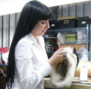 Katie Ball is a former fashion model and owner of Silver Cedar Studio, where she works with fur. | Submitted