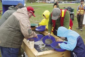  Panning for gold is one of many interactive activities at Thunder Bay Mining Day in Marina Park. | SUBMITTED