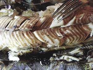 Smoked campfire fish. | KATHY TOIVONEN