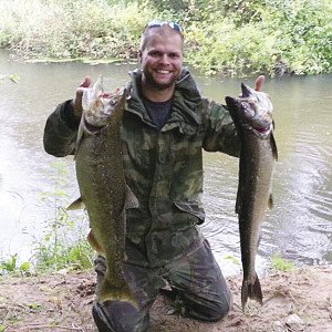 James Peterson is an avid fisherman. | James Peterson