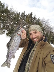 Lukas Leaf frequently travels from Minneapolis to the BWCAW to fish. | LUKAS LEAF