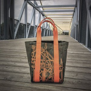 Natalija Walbridge, creator of this canvas tote, is one of many artists featured at the Park Point Art Fair in Duluth. | Submitted