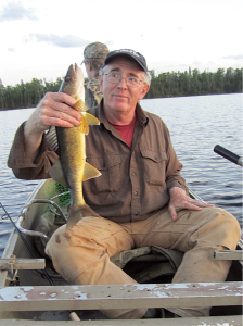 The best walleye fishing occurs in the evening. | Amber Pratt