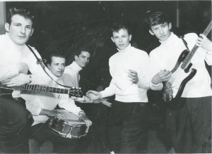  The Bobcats, featuring Bobby on vocals, Ron Day on drums, Brian Merritt on rhythm guitar, Dave Turner on piano, and Al “Slats” Selic on lead guitar. | THUNDER BAY MUSEUM