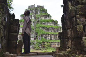 Nara Duong, a birder at the Sam Veasna Center, acts as a tour guide through parts of Cambodia. | DIANA GERGEL