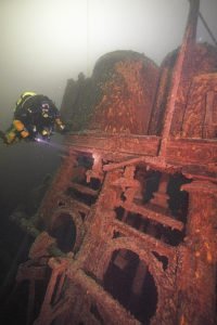 The ornate Chisholm engine in 140 feet. | BRETT SEYMOUR