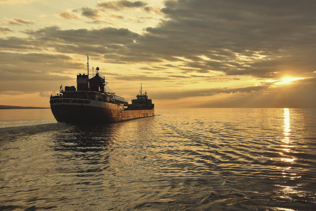 The Michipicoten departing at sunrise. | TERRY WHITE