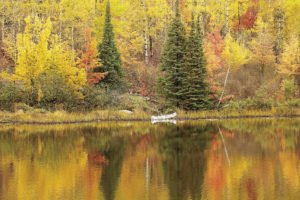 The addition of a canoe in this shot is an additional element that adds to the story. | PAUL PLUSKWIK