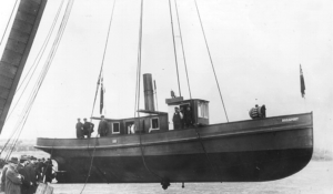 The Rossport Tugboat was built in 1915 at the Port Arthur Shipbuilding Company. | HISTORICAL COLLECTIONS OF THE GREAT LAKES