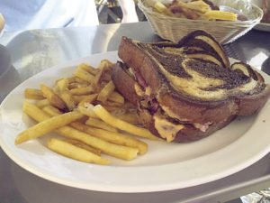 A Reuben sandwich from the Trestle Inn. | SUBMITTED