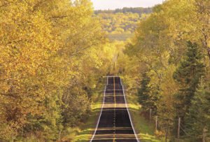 The Gunflint Trail beckons during the peak of fall colors. | PAUL PLUSKWIK