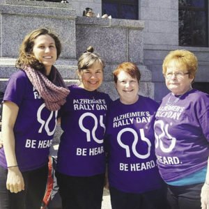 Community Partner’s staff at an Alzheimer’s Rally. | COMMUNITY PARTNERS