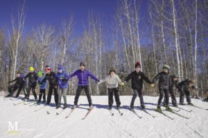 The Nordic Northstar youth ski program at the Snowflake Nordic Ski Center. | SUBMITTED