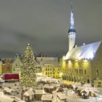 The Christmas Tree is a highlight in the annual Christmas Market set up in the medieval Town Hall Square in Tallinn, Estonia. | VISIT ESTONIA
