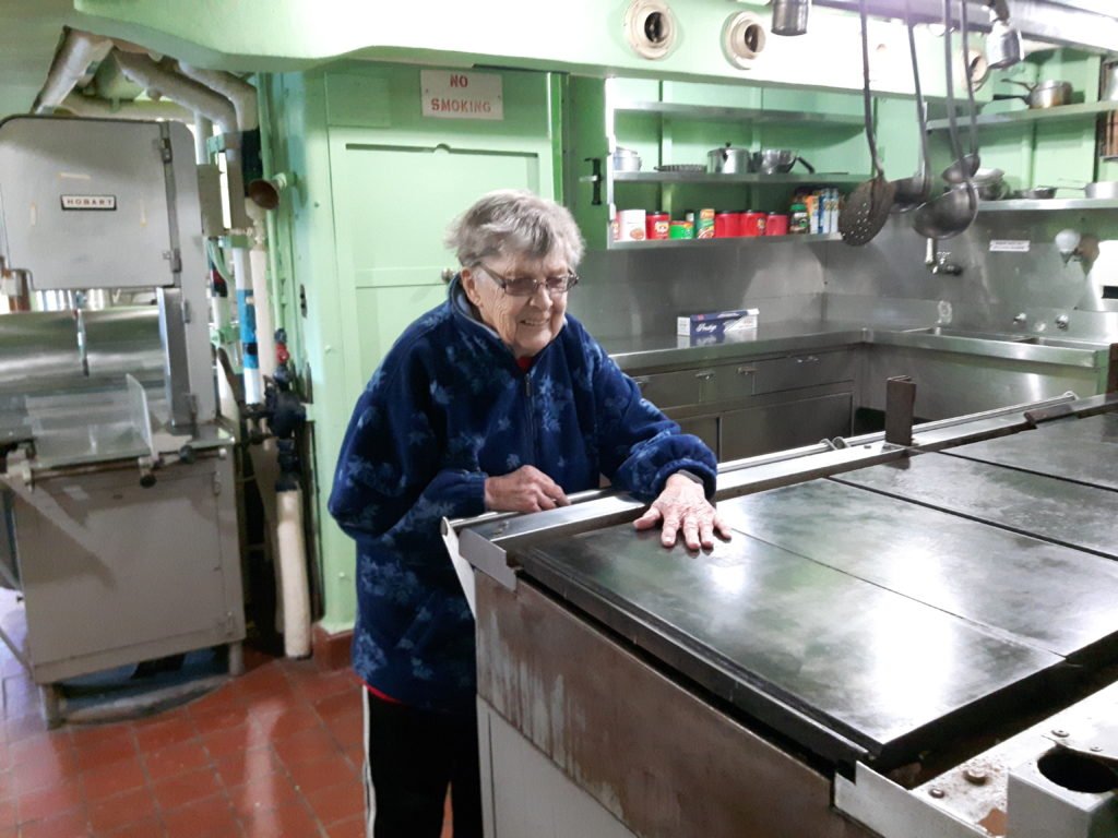 Annie Kolisnyk was a cook on the Alexander Henry for nine years until her retirement in 1984.