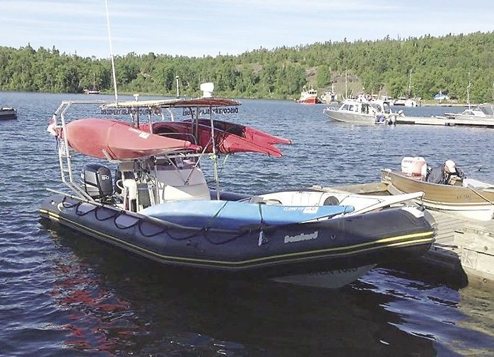 Discovery Charters provides shuttle service to paddlers seeking to explore distant islands.