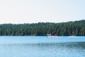 isle royale seaplanes taking off from Grand Marais on Lake Superior