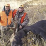 Gord Ellis Sr. and Jr. with a nice bull moose.