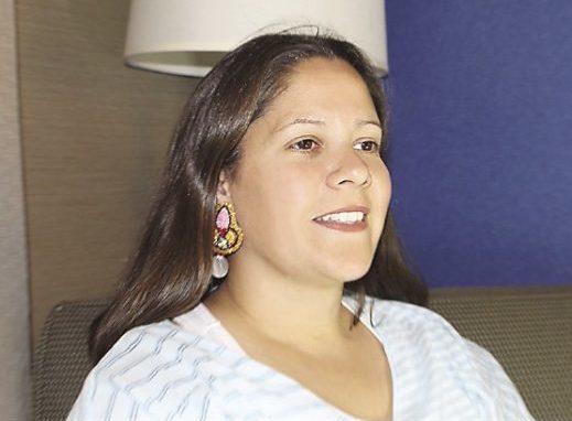 Nicole Richmond started beading when she was a little girl for pow wow dances.