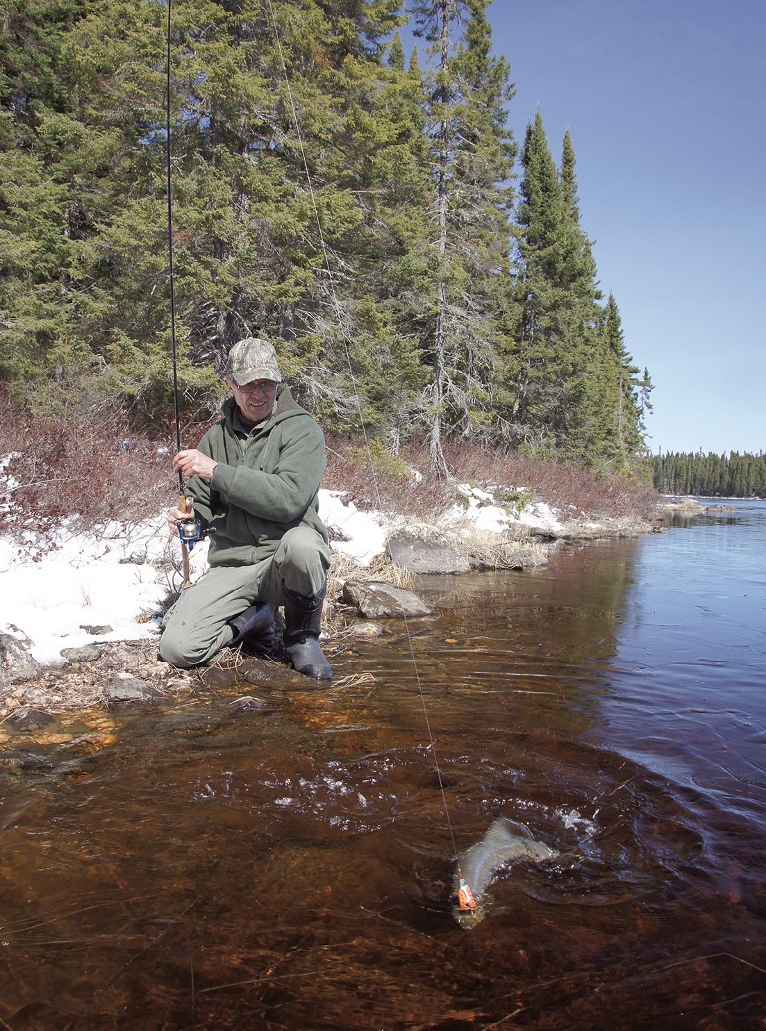 Techniques for River Lake Trout by Gord Ellis