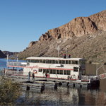 During our Christmas away in Mesa, Arizona, we took in canyon-cruising on the Dolly Steamboat. | ELLE ANDRA-WARNER